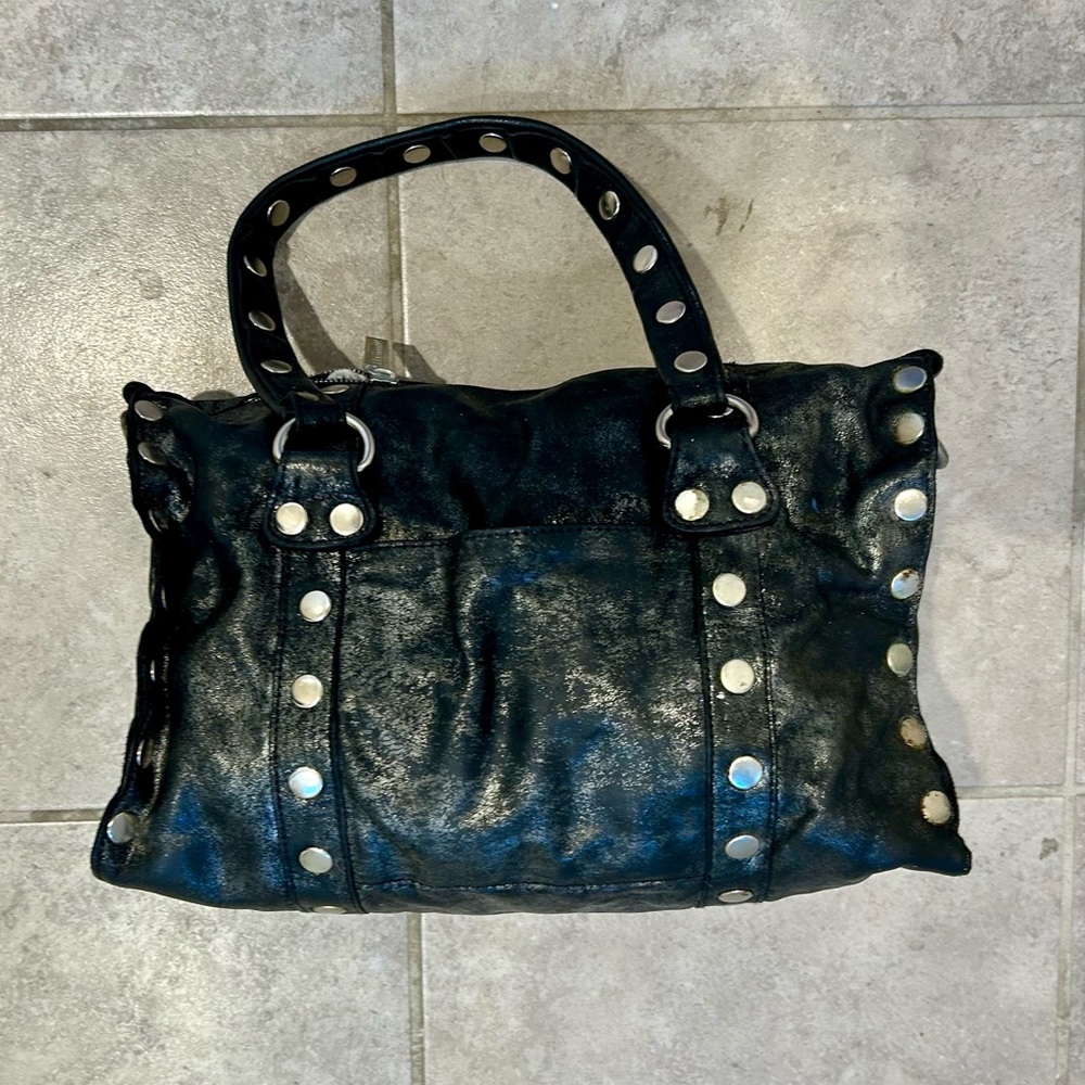 Hammitt Westwood Black Riveted Hand Bag/Satchel - Picture 5 of 11